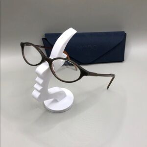Modo mod 662 Saki glasses olive FRAMES oval slim Japan 48-18-145 w case.